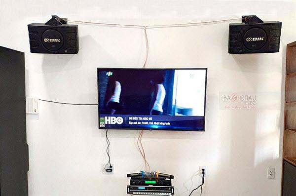 Dàn karaoke gia đình chị Trâm ở Bình Thạnh, HCM (BIK BJ-S668, Bksound DP3500, U900 Plus X)