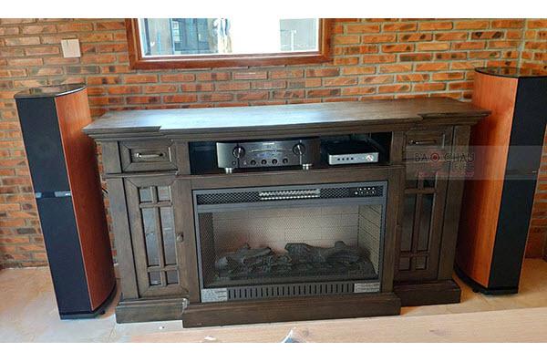 Lắp đặt dàn nghe nhạc cho gia đình anh Bằng ở Củ Chi (Jamo D590, Marantz PM8006, Yamaha WXC-50)