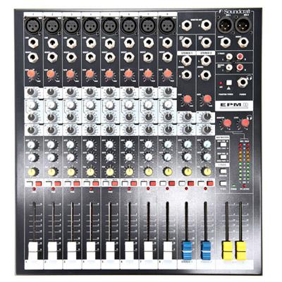 Bàn mixer Soundcraft EPM 8 (Mixer Analog, 10 kênh)