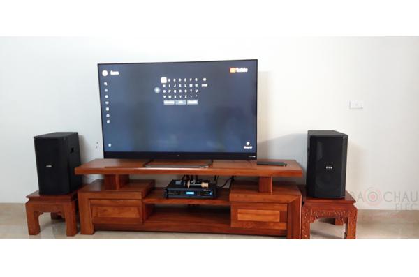 Bộ dàn karaoke gia đình anh Phúc ở Đông Hương, Thanh Hóa (BIK BSP 410, Bksound DP6000)