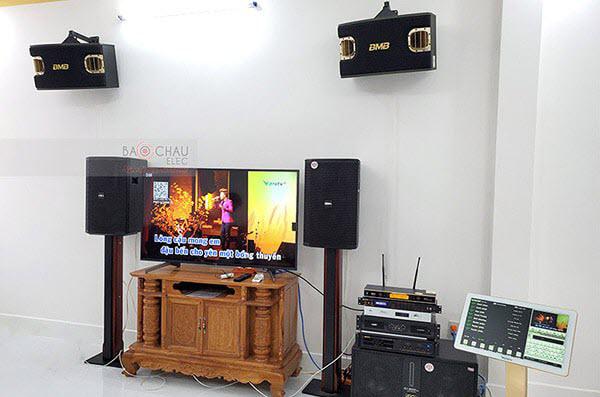 Dàn karaoke cao cấp cho gia đình anh Cần ở Cái Răng, Cần Thơ (BIK 412, BMB 900SE, BJ-W66 Plus, SAE CT3000, VM640A, BPR-8500, UGX12 Gold, Plus 4TB, 22i