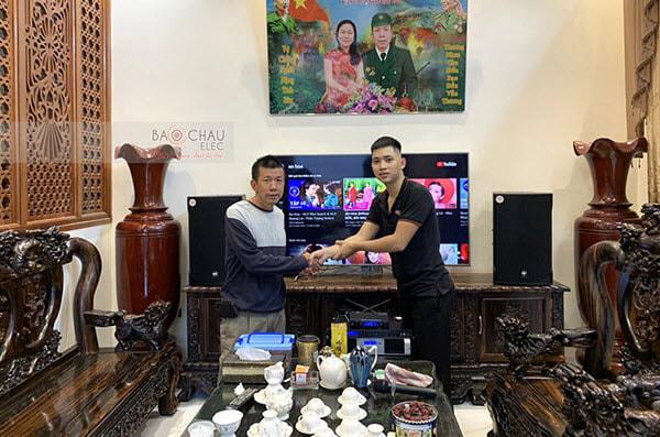 Dàn karaoke cao cấp của gia đình chị Thắng ở Đan Phượng, HN (RCF Emax 3112, Alto TS315S, Famous 7208, BPR-8500, JBL VM300)