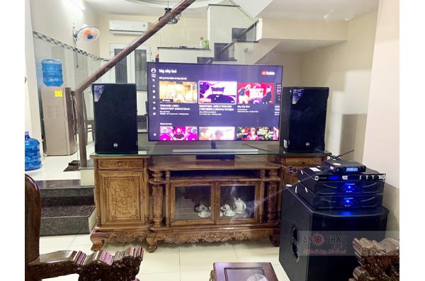 Dàn karaoke của anh Thành tại TPHCM (RCF CMAX 4112,Crown Xli2500,JBL KX180,PRX418S,JBL VM300)