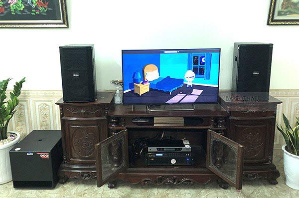 Dàn karaoke gia đình anh Hiệp ở Hà Đông, Hà Nội (BIK BSP 410, Alto TX212, BIK VM420A, BPR-8500, BCE UGX12)
