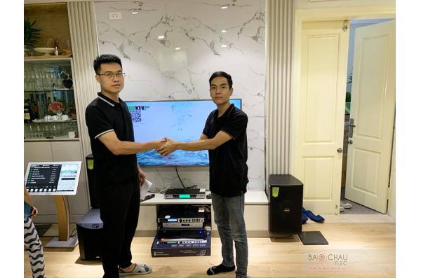 Dàn karaoke gia đình Anh Huy tại Cầu Giấy - Hà Nội (Domus 6100,BIK VM420A,X6 Luxury, SW300,UGX12)