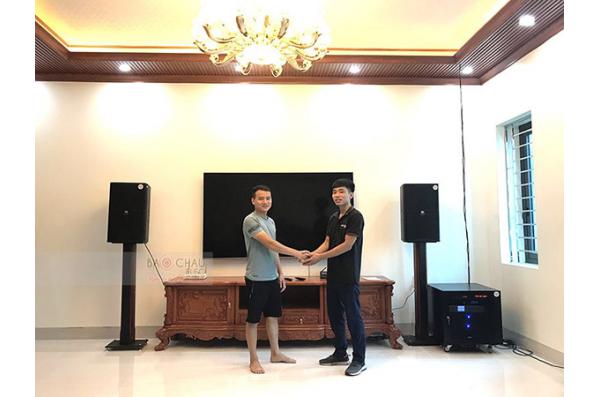 Lắp bộ dàn karaoke cực VIP cho gia đình anh Sơn ở Khả Lễ, Bắc Ninh (JBL 4012, BMB 900SE, SX-SUB18+, CT12000X, Xli 2500, K9800, VM300)