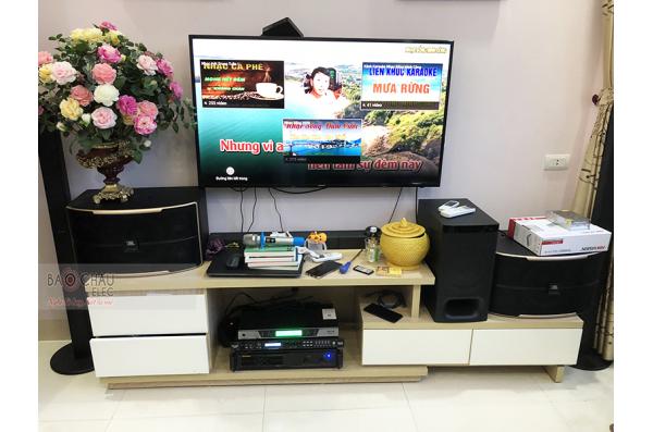 Lắp đặt bộ dàn karaoke cho anh Như tại Hà Nội (JBL Pasion 10, BIK VM620A, DP 9200+, BCE UGX12)