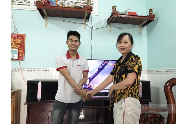 Lắp đặt dàn karaoke cho gia đình anh Hậu tại Bình Dương (JBL KI512, BKSound DP6000) 
