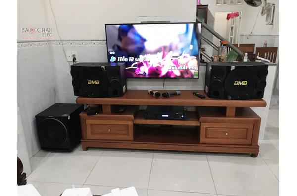 Lắp đặt dàn karaoke cho gia đình Vinh tại Bình Dương (BMB CSE 312SE, BKSound DP8000, Paramax 2000)