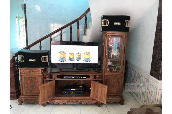 Lắp đặt dàn karaoke gia đình anh Hiếu tại TP Hòa Bình (BMB CSV 900SE, JBL KX180, KVS1000, BCE UGX12)
