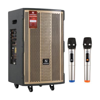 Loa kéo Nanomax S-1000 (Bass 30cm, 450W, Kèm 2 micro, Pin 4-6h)