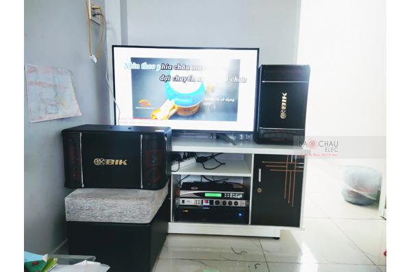 Dàn karaoke chị Mai tại Q.Tân Phú– TP HCM (BIK BJ-S768, BIK VM420A, Bksound KX6, BCE U900 Plus New)