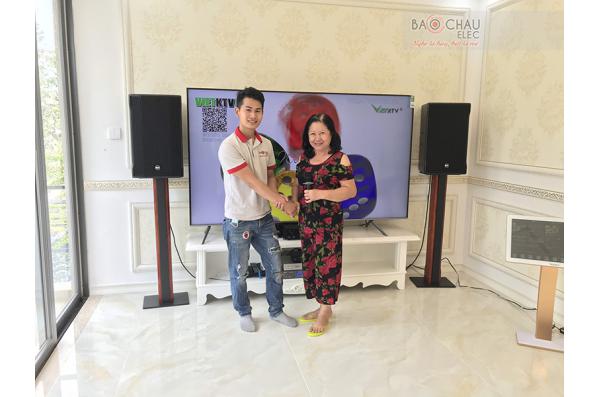 Dàn karaoke cho gia đình chị Quyên tại TP HCM (EMAX 4112,IPS 3700,AAP K9800,Viet KTV HD,JBL VM300)