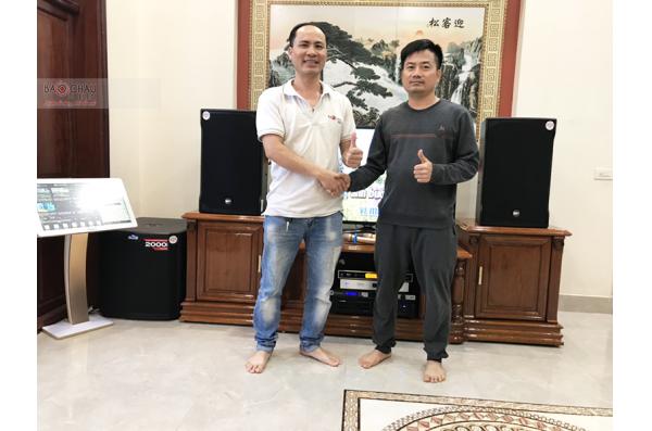  Dàn karaoke gia đình anh Chiến tại Hải Phòng (RCF EMAX 3112, BIK VM620A, KX180, UGX12, TS315SUB,..)