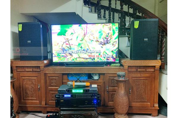 Dàn karaoke gia đình anh Công tại Thanh Hóa (Domus DP6120, BIK VM620A, BKSound DSP-9000, BCE UGX12) 