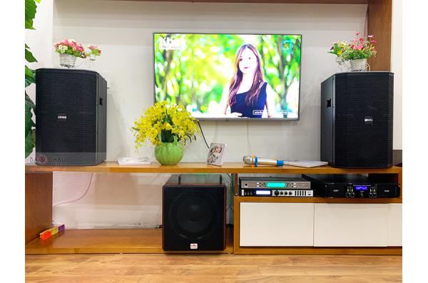 Dàn karaoke gia đình anh Hà tại Thanh Hóa (BIK BSP412, AAP TD8004, BKSound X6 Luxury, SW512-C)