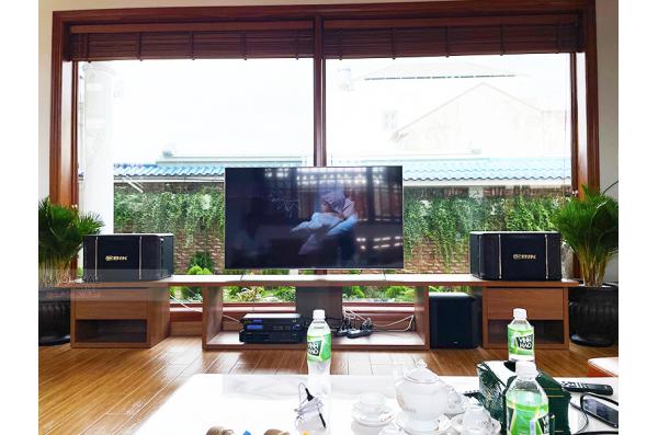 Dàn karaoke gia đình anh Hùng tại Đồng Nai (BIK BJ-S968, BIK VM620A, BPR-8500, NS-SW300, BJ-U550)
