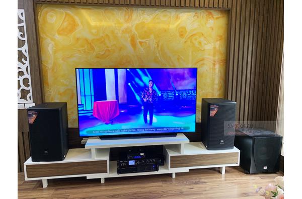 Dàn karaoke gia đình anh Thắng tại Hà Nội (JBL MTS12, VM620A, KX180, SW612-B, AAP K9800, JBL VM200)