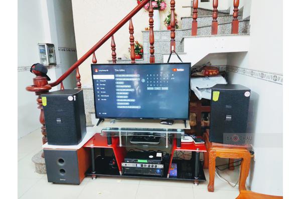 Dàn karaoke gia đình anh Thắng tại TP HCM (Domus DP6120, BIK VM620A, Bksound KX-6, U900 Plus X)