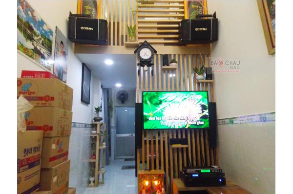 Dàn karaoke gia đình anh Tuấn tại TP HCM (BIK BJ-S768, BIK VM420A, DSP-9000, BCE U900 Plus New) 