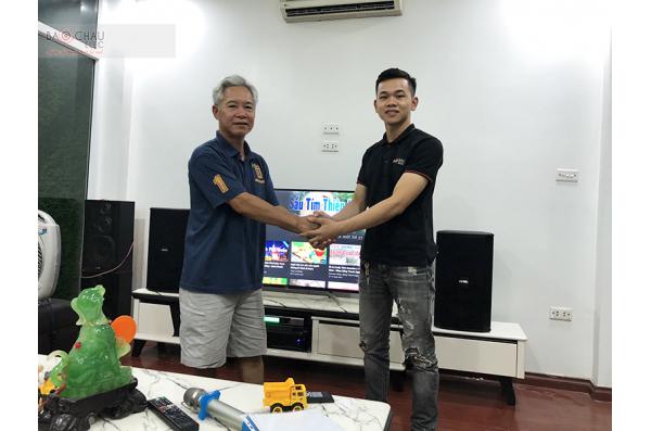 Dàn karaoke gia đình chú Cường tại Hà Nội (BIK BSP410, BIK VM420A, Bksound DSP-9000, BCE UGX12)