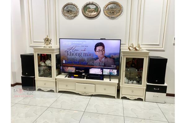 Dàn karaoke gia đình cô Dung tại Quận 10 – TP HCM (EMAX 3112, BIK VM620A, BPR 8500, A120P, UGX12)