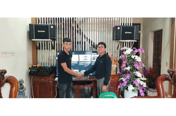 Lắp đặt dàn karaoke gia đình anh Mẫn tại Hải Dương (BIK BJ-S968,BIK VM620A,BPR-8500,BIK BJ-U550) 