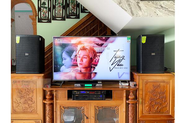 Lắp đặt dàn karaoke gia đình anh Sơn tại Thanh Hóa (Domus DP6120, BIK VM620A, BRP8500, BCE UGX12)