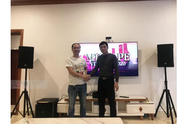 Lắp đặt dàn karaoke gia đình anh Thắng tại Hải Dương (CMAX 4110,Xli2500,JBL KX180 VM300,Pasion 12SP)