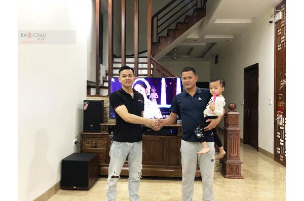 Lắp đặt dàn karaoke gia đình anh Toản tại Hà Nội (JBL MTS10, VM420A, BKSound KX6, A120P, BCE UGX12)