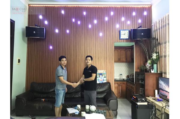  Lắp đặt dàn karaoke gia đình anh Tơn tại Đông Hưng, Thái Bình (Pasion 12, BIK VM620A, BIK BRP-6000)