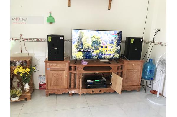 Lắp đặt dàn karaoke gia đình chị Hoa tại Biên Hòa (Domus DP6100, BIKVM620A, DSP9000, U900 Plus New)