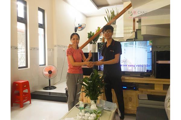 Lắp đặt dàn karaoke gia đình chị Loan tại Biên Hòa – Đồng Nai (JBL KI512, BKSound DP8000)