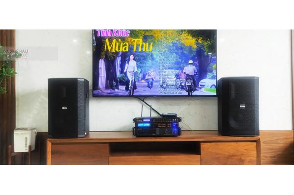 Lắp đặt dàn karaoke gia đình chị Thu tại Hà Đông, HN (BIK BSP412, BIK VM620A, BIK BPR-8500, BJ-U550)