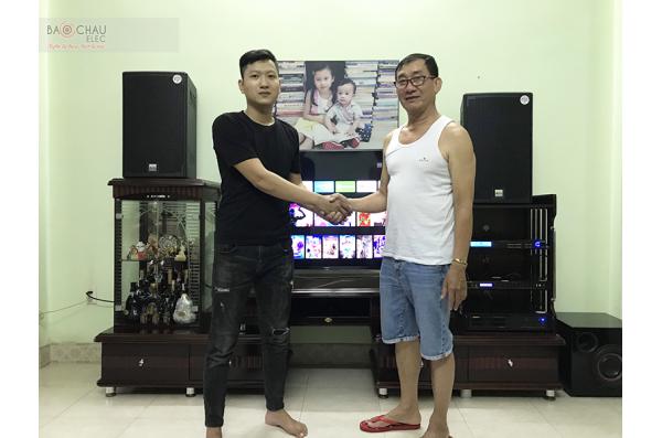 Lắp đặt dàn karaoke gia đình chú Hùng tại Biên Hòa (Alto AT2000, BIK VM620A, BIK BPR-8500, BJ-U550)