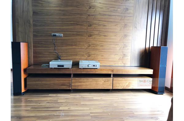 Lắp đặt dàn nghe nhạc cho anh Khoa tại Hà Nội (Jamo D590, Denon PMA 1600NE, Denon DCD-1600NE)