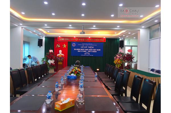  Lắp đặt hệ thống âm thanh hội trường Đại học Tài Chính – Ngân Hàng tại Hà Nội 