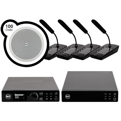 Hệ thống âm thanh nhạc nền RCF cao cấp cho siêu thị