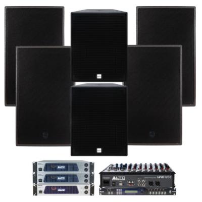 Hệ thống âm thanh quán PUB & Lounge cao cấp 14 (100m2- pasive)