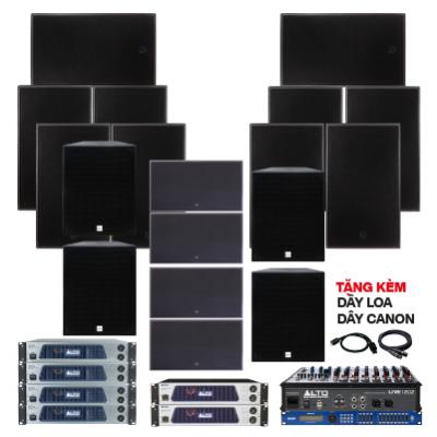 Hệ thống âm thanh quán PUB & Lounge cao cấp 21(350m2- pasive)