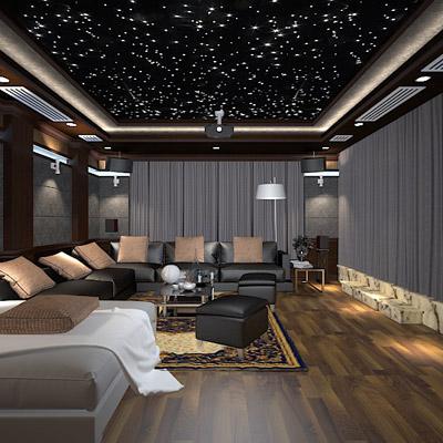 Thiết kế phòng chiếu phim gia đình biệt thự Vimhome