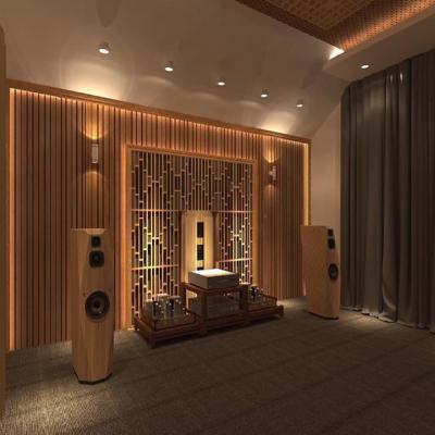 Thiết kế phòng nghe nhạc gia đình 04