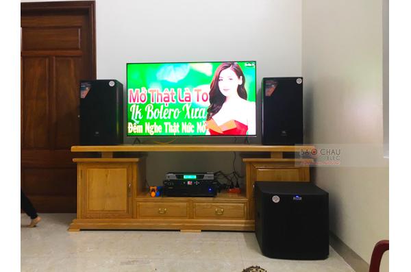 Dàn karaoke gia đình anh Cường tại Hải Dương (JBL MTS12, BIK VM620A, AAP Z2000II, TS312Sub, UGX12..)