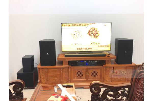 Dàn karaoke gia đình anh Duy tại Quảng Ngãi (JBL KP4012, Xli2500, KX180, JBL A120P, JBL VM300)