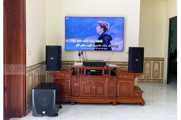 Lắp đặt Dàn karaoke gia đình anh Hương tại Phú Thọ (BIK BSP410, BIK VM420A, BPR 8500, SW612-B, BCE U900)