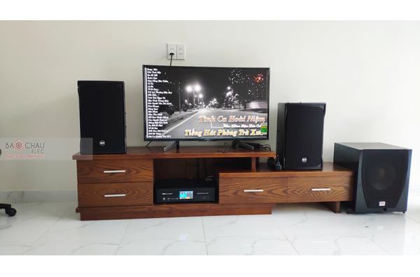 Lắp đặt Dàn karaoke gia đình anh Mạnh tại Q.Thủ Đức - TP HCM (RCF EMAX 3110, BKSound DKA8500, SW612-B)