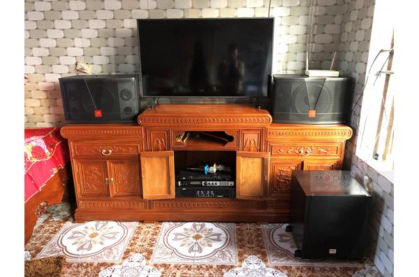 Lắp đặt Dàn karaoke gia đình anh Phúc tại Hà Nam (JBL CV1252T, SAE TX650Q, X6 Luxury, SW612-B, U900Plus)