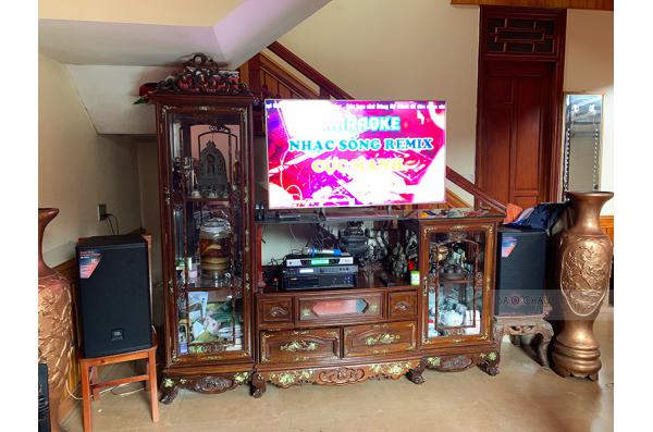 Lắp đặt Dàn karaoke gia đình anh Tâm tại Thanh Hóa (JBL MTS12, BIK VM620A, BKSound X5 Plus, BCE UGX12)