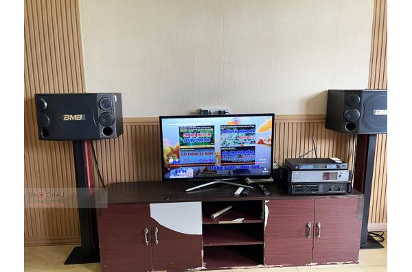 Dàn karaoke gia đình anh Tân tại Bình Dương (BMB SCD 2000SE, BIK VM820A, AAP K9900II, BCE VIP3000)