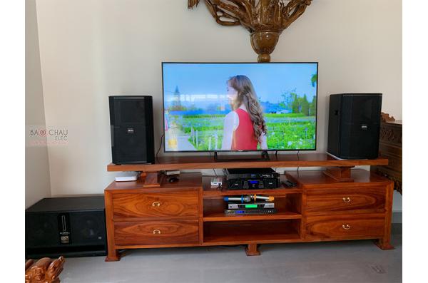 Dàn karaoke gia đình anh Thông tại Hải Dương (BIK BSP412, AAP TD8004, BPR8500, BKSound M8, BJ-W66..)